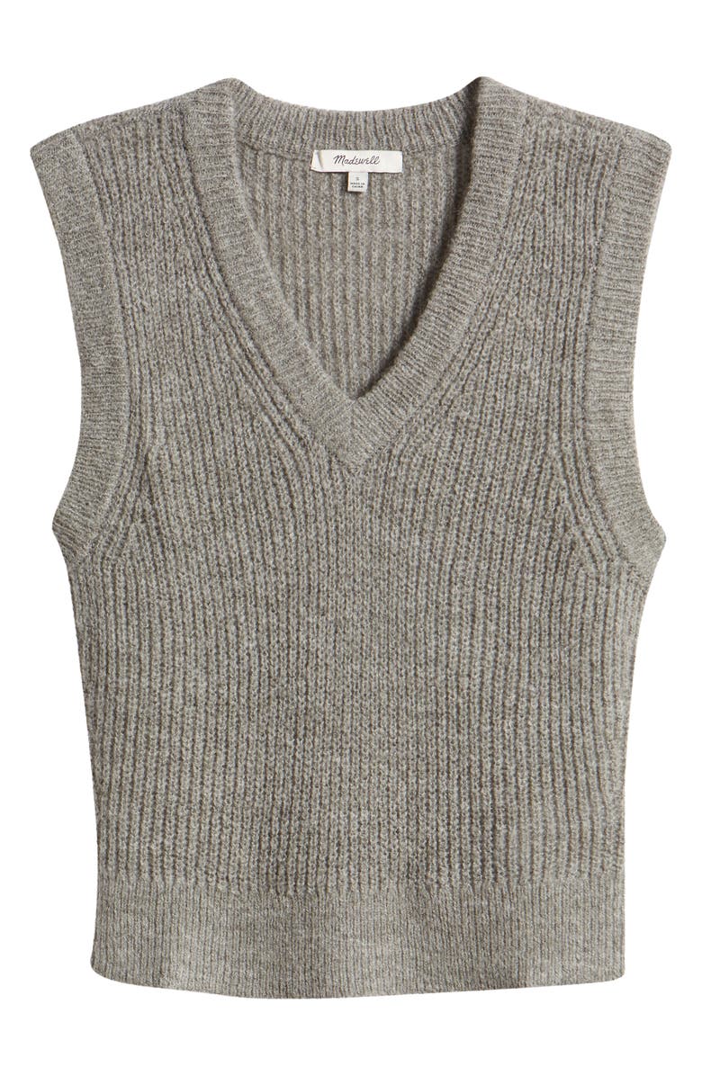 Madewell Romy Shrunken Sweater Vest, Alternate, color,
