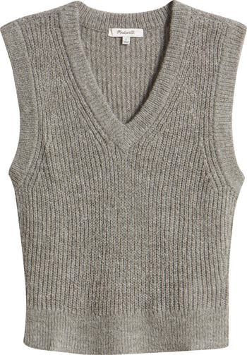 メイドウェル Madewell Shrunken Crop Sweater Vest レディース Sweaters Heather Pewter 楽天市場】(取寄) メイドウェル レディース シュランケン