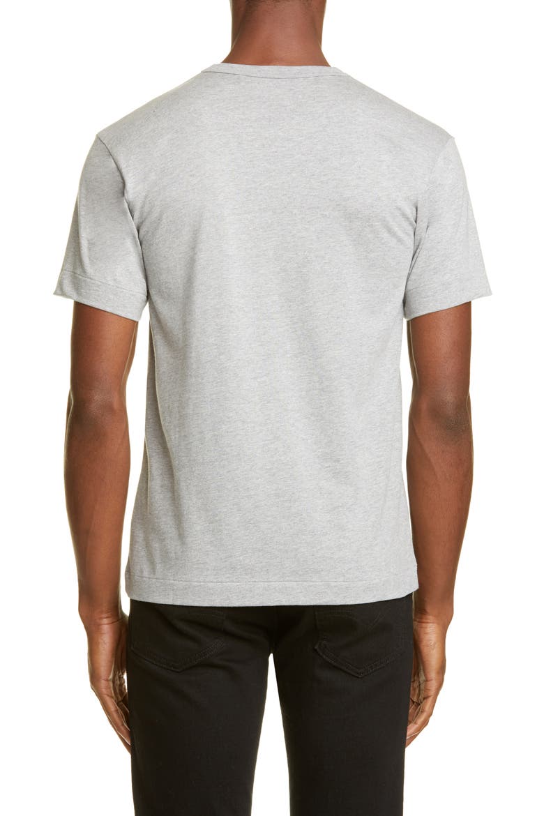 Cotton Crewneck T-Shirt, Alternate, color, GREY