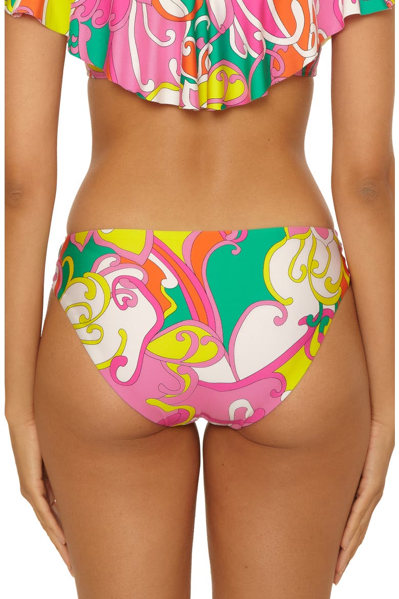 Elara Side Tab Hipster Bikini Bottoms, Alternate, color, MULTI