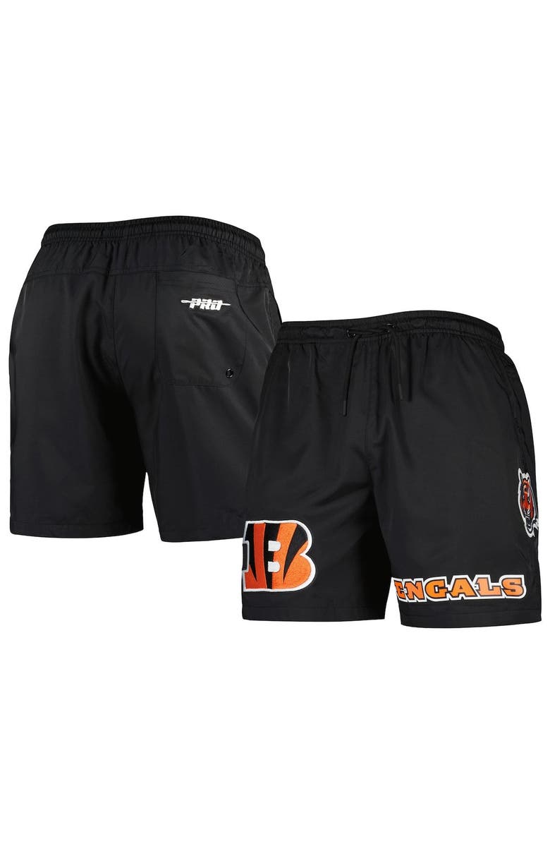 PRO STANDARD Men's Pro Standard Black Cincinnati Bengals Woven Shorts, Main, color, Black