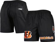 PRO STANDARD Men's Pro Standard Black Cincinnati Bengals Woven Shorts