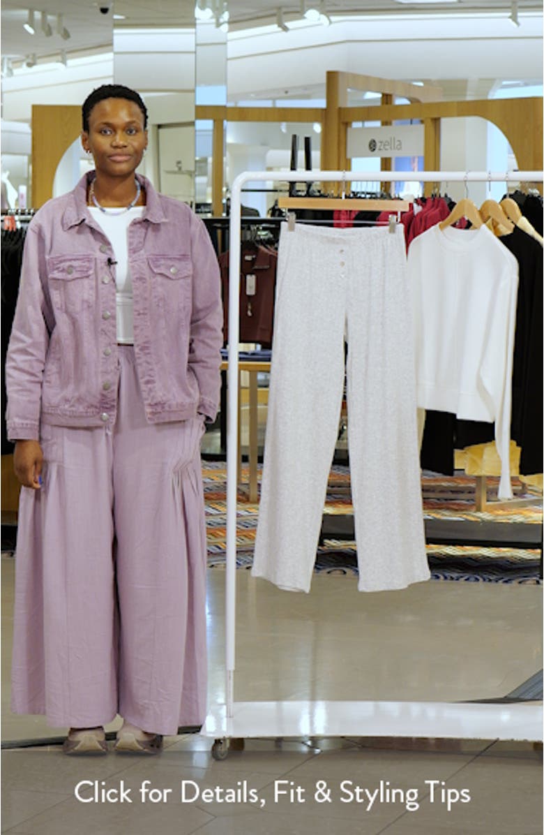 Katell Pointelle Cotton Pajama Pants, sales video thumbnail