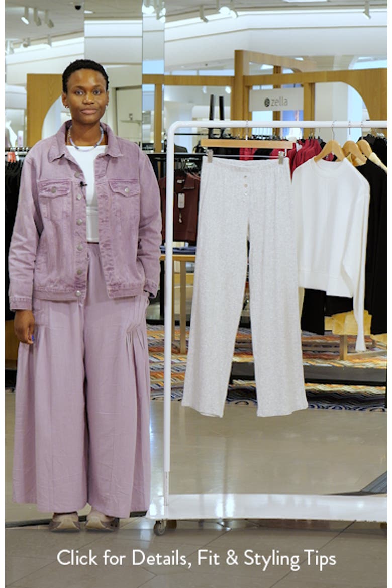 Katell Pointelle Cotton Pajama Pants video