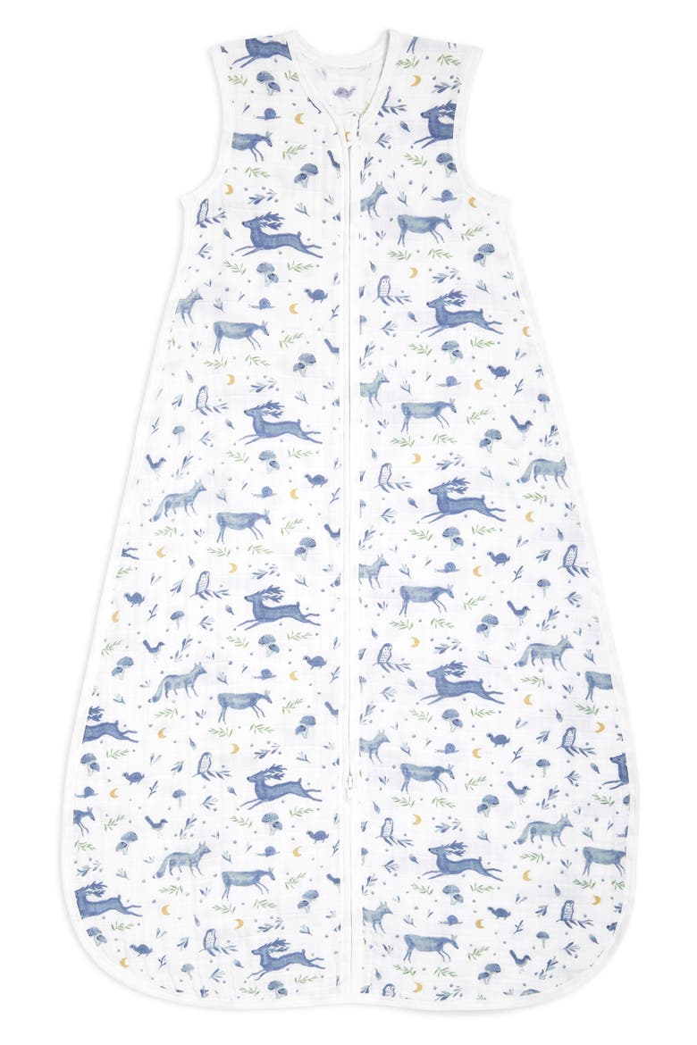 Organic Cotton Muslin Wearable Blanket, Main, color, OUTDOORS