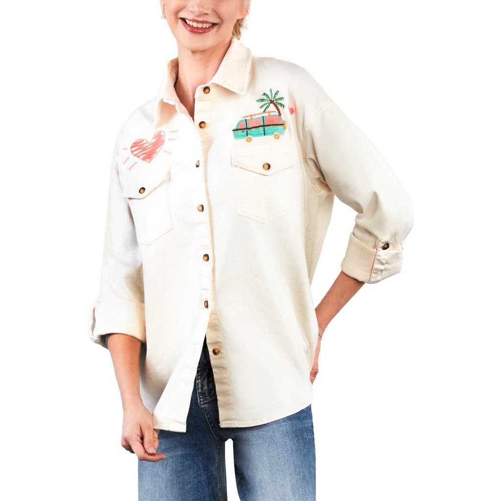 Billy T Weekend Warrior Embroidered Button-up Shirt
