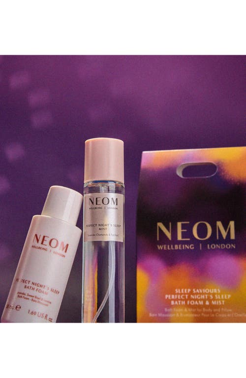 Neom Wellbeing Sleep Saviors Set $32 Value In Neutral