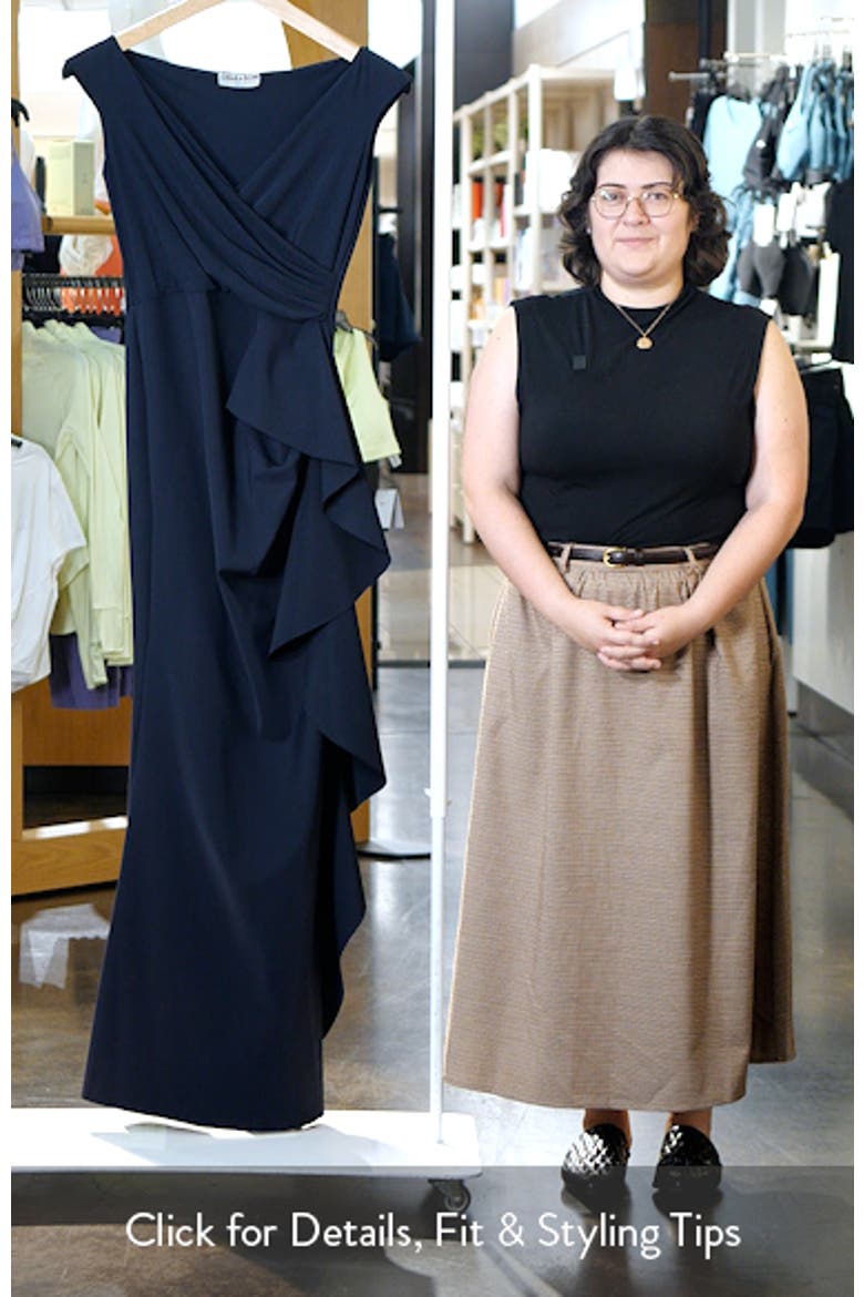 Sozen Cascade Ruffle Sleeveless Gown video
