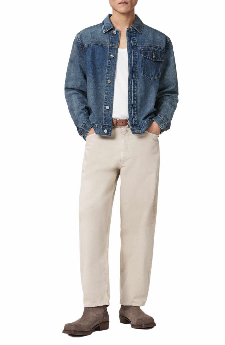 AllSaints Roth Denim Jacket, Alternate, color, Dark Indigo