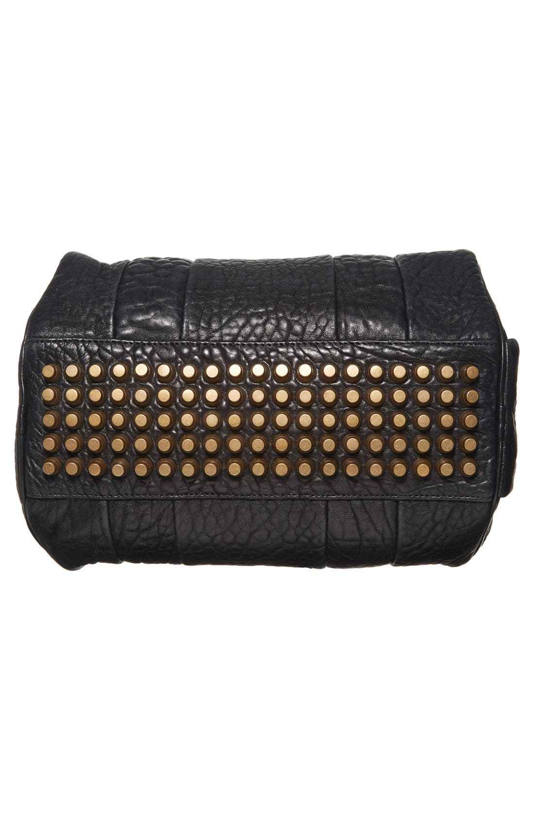 Alexander Wang 'Rocco - Antique Brass' Leather Satchel, Alternate, color, 