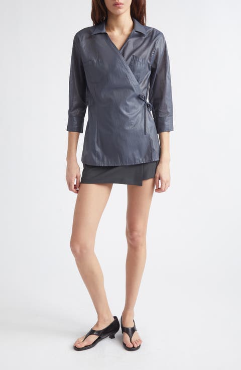Ricer Organic Cotton Blend Wrap Shirt