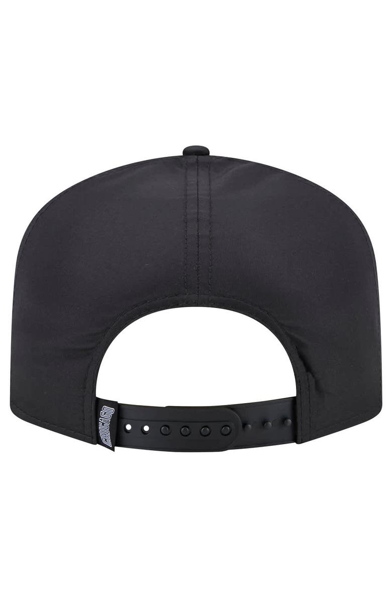 New Era Men's New Era Black Chicago Bulls Vented 9FIFTY A-Frame Snapback Hat, Alternate, color, Black