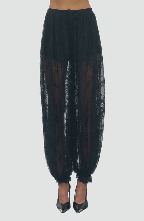 Bijou Lace Jogger Pants