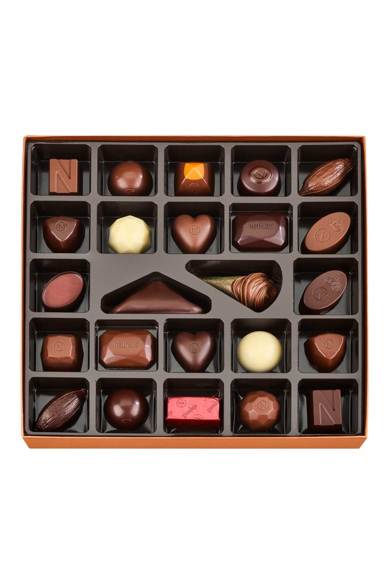 Milk, Dark & White Collection 24-Piece Gift Box, Alternate, color, BROWN