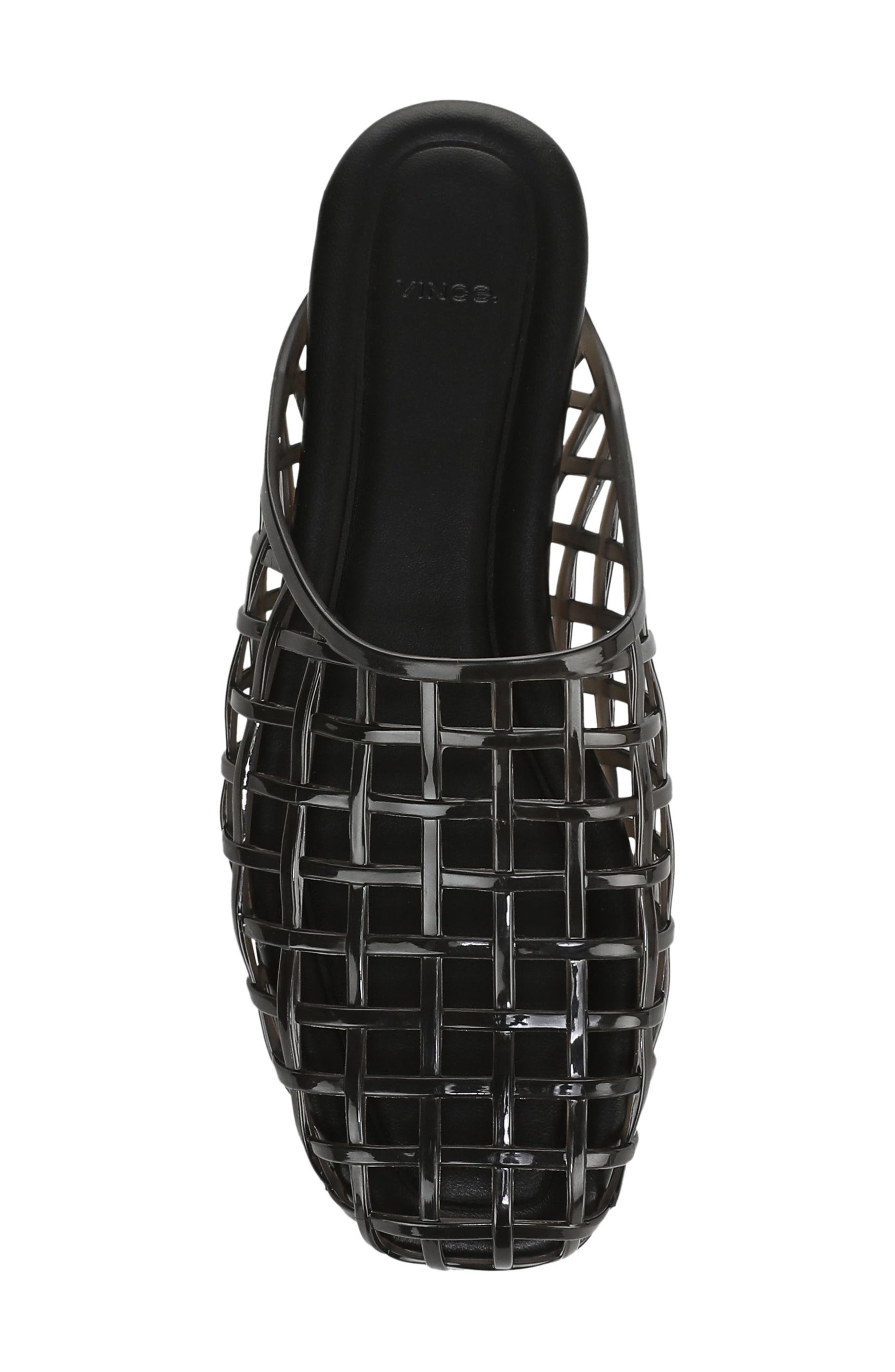 Vince Barcelona Jelly Cage Mule, Alternate, color, Black