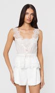Generation Love Lennox Lace Combo Voile Top