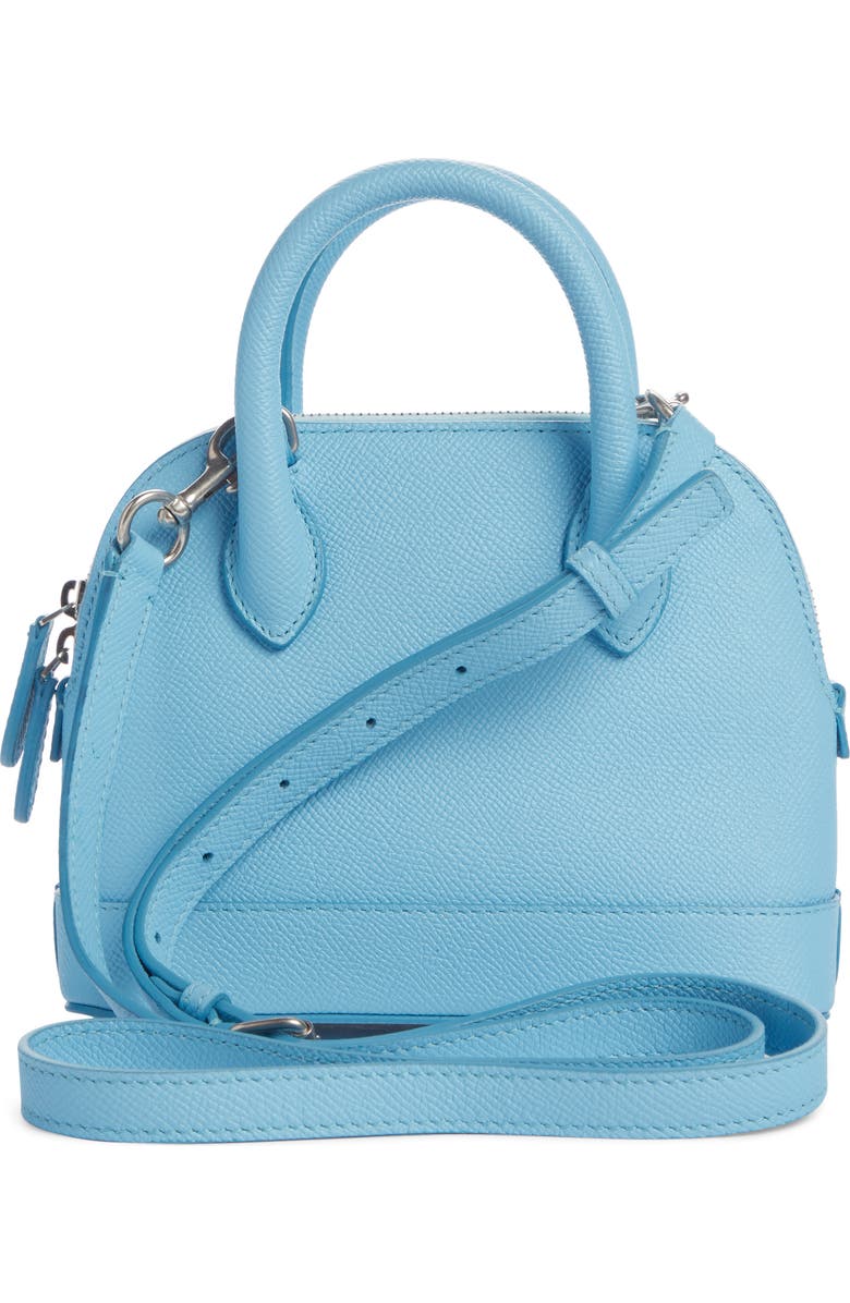 Balenciaga Extra Extra Small Ville Logo Leather Crossbody Satchel, Alternate, color,