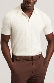 Ted Baker Edgard Cotton & Linen Polo