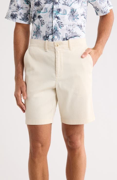 8-Inch Dobby Stretch Cotton Shorts