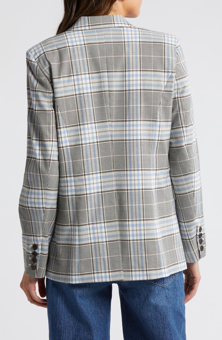 Rails Stanton Check Blazer, Alternate, color, Cocoa Sky Check