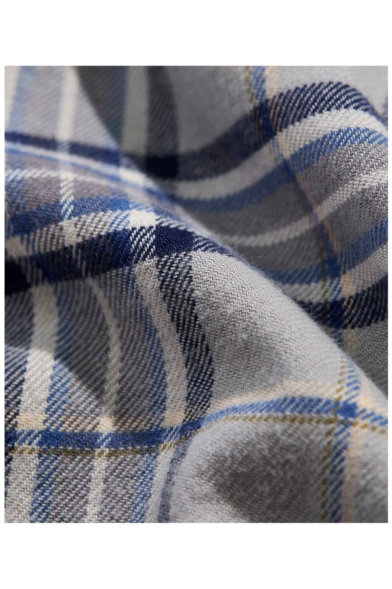 Plaid Whale Flannel Button-Down Shirt, Alternate, color, FA24_18 - ULTIMATE GREY