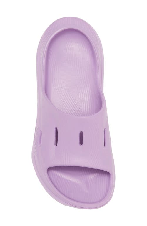 Hoka Gender Inclusive Ora Recovery Slide 3 Sandal In Violet Bloom/violet Bloom