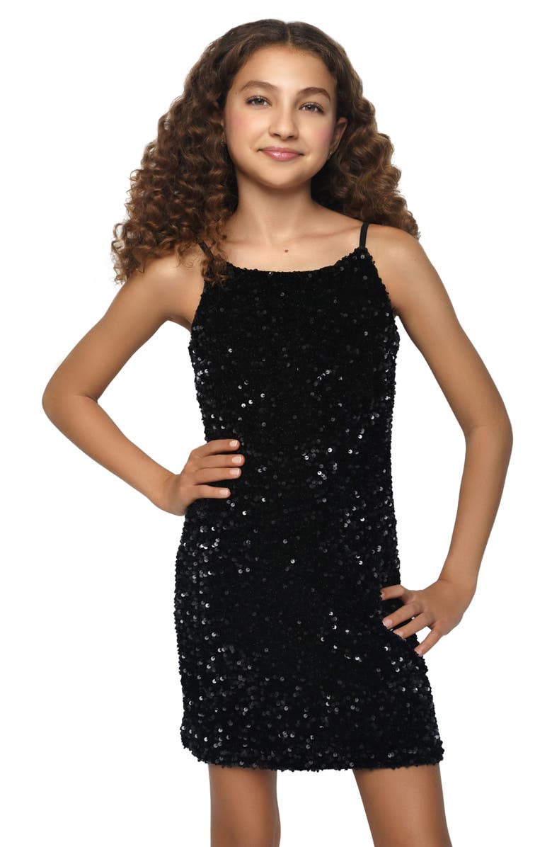 MIA New York Kids' Sequin Party Dress, Alternate, color,