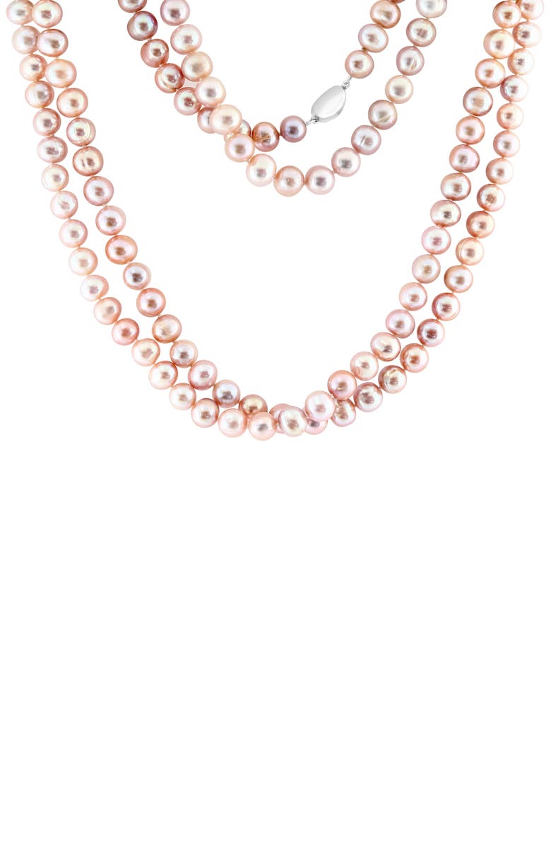 EFFY Sterling Silver Freshwater Pearl Necklace, Alternate, color, 