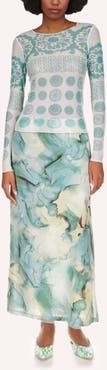 Anna Sui Cosmos Mesh Skirt