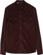 Dolce&Gabbana Fine Wale Corduroy Western Shirt