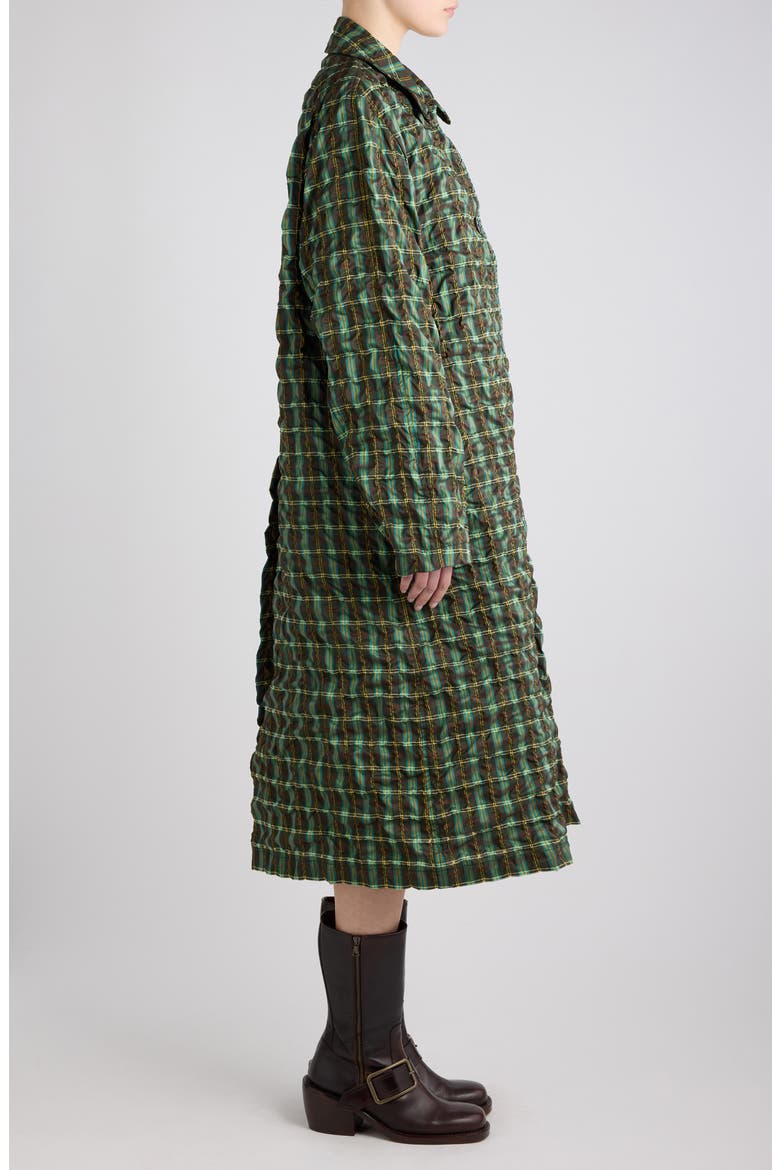 Raltonel Plaid Seersucker Coat, Alternate, color, KHAKI