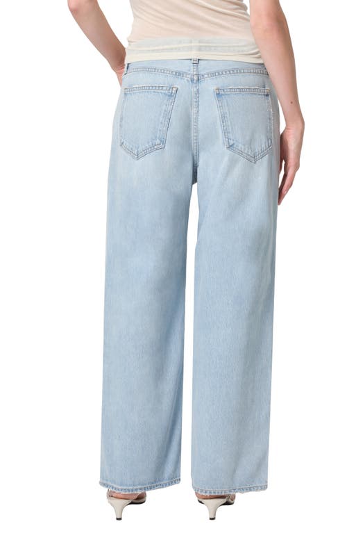 Agolde Low Slung Baggy Jeans In Fragment In Spark (light Indgo Vintage)