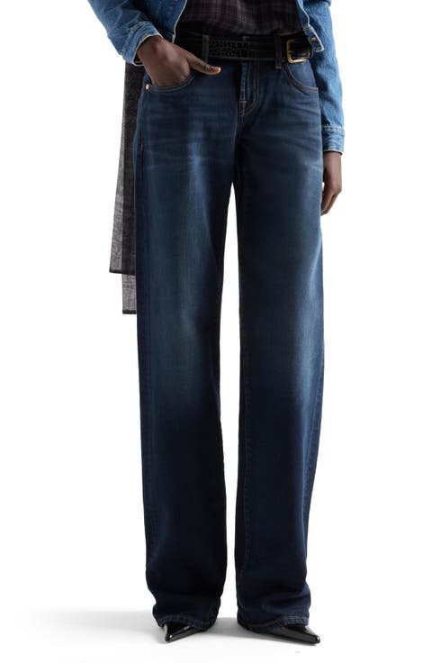 Low Rise Relaxed Straight Leg Jeans