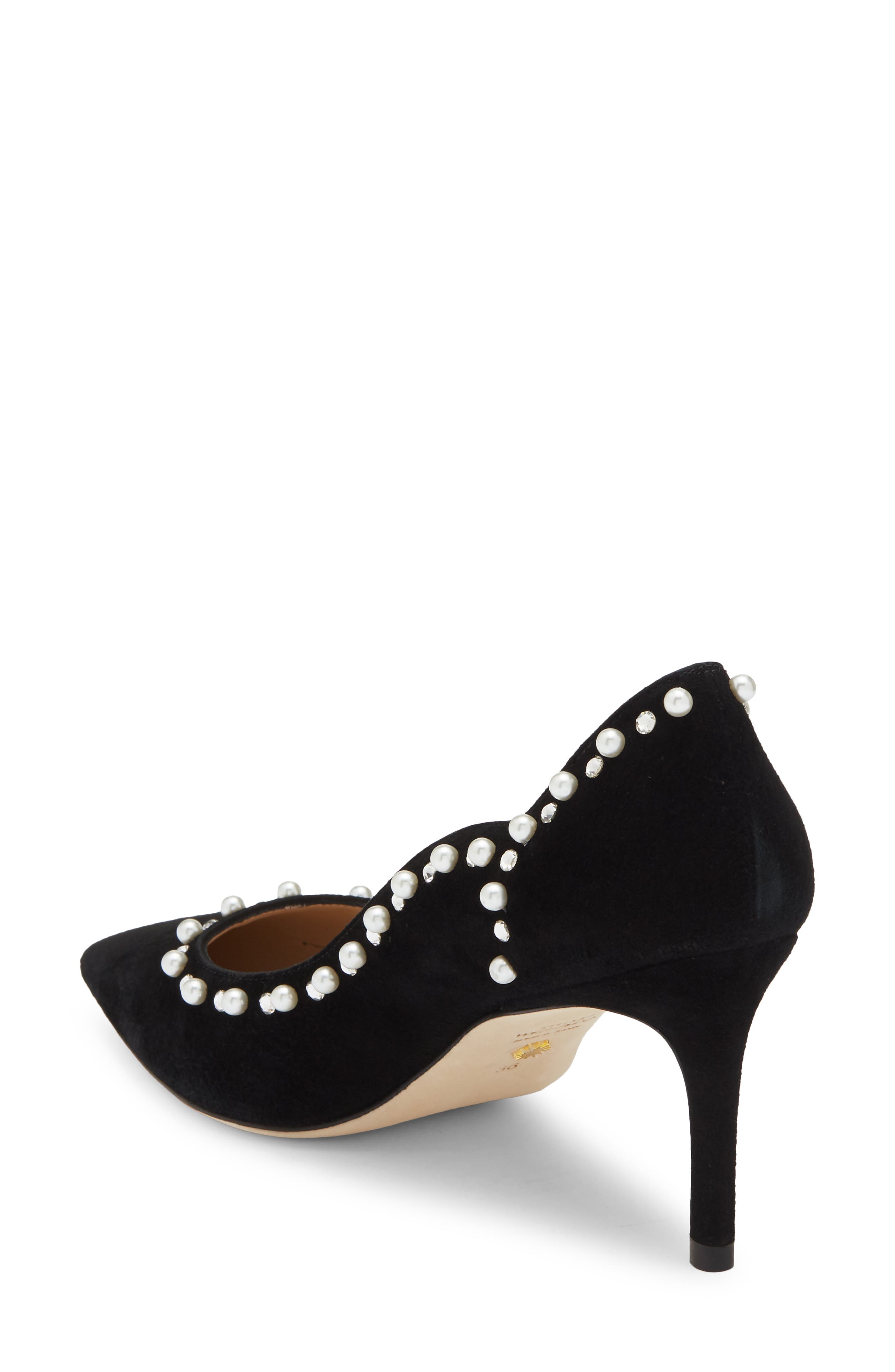 Scallop Shine 75 Pump, Alternate, color, BLACK