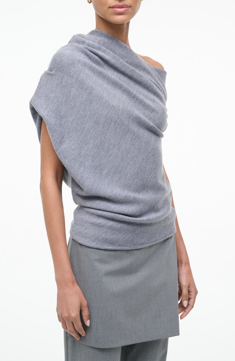 STAUD Mabel One-Shoulder Sweater, Alternate, color,
