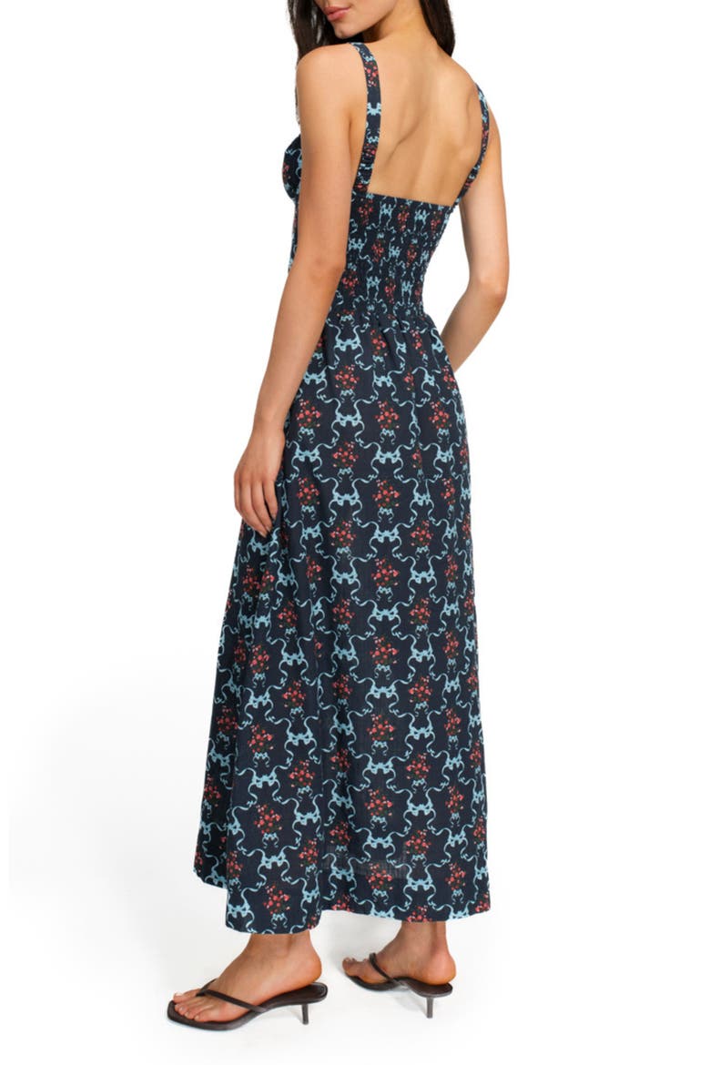 Carola Cherish Cotton Maxi Sundress, Alternate, color, WHITE