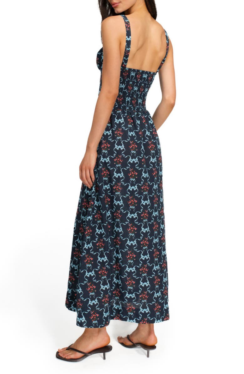 Agua Bendita Carola Cherish Cotton Maxi Sundress, Alternate, color, White