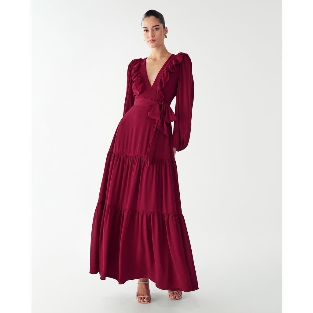 Willa Tylah Maxi Dress In Red