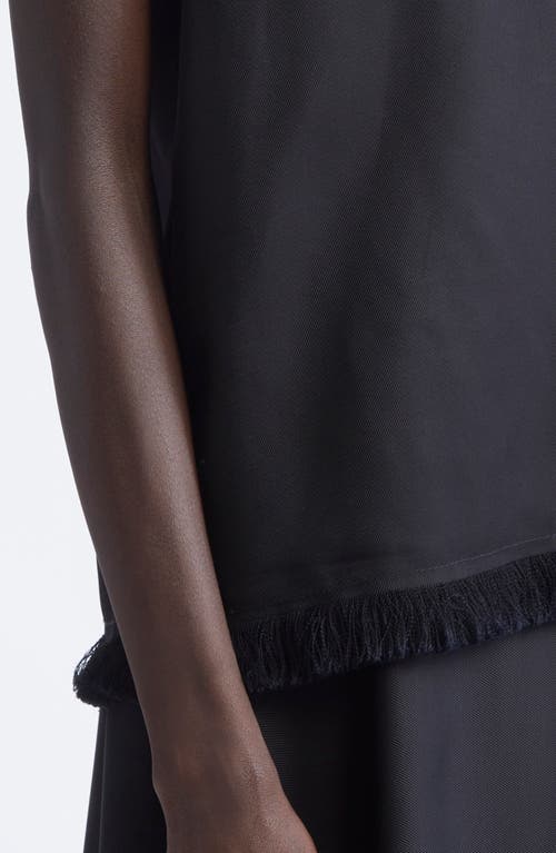 Fforme Emory Fringe Trim Cami In Black