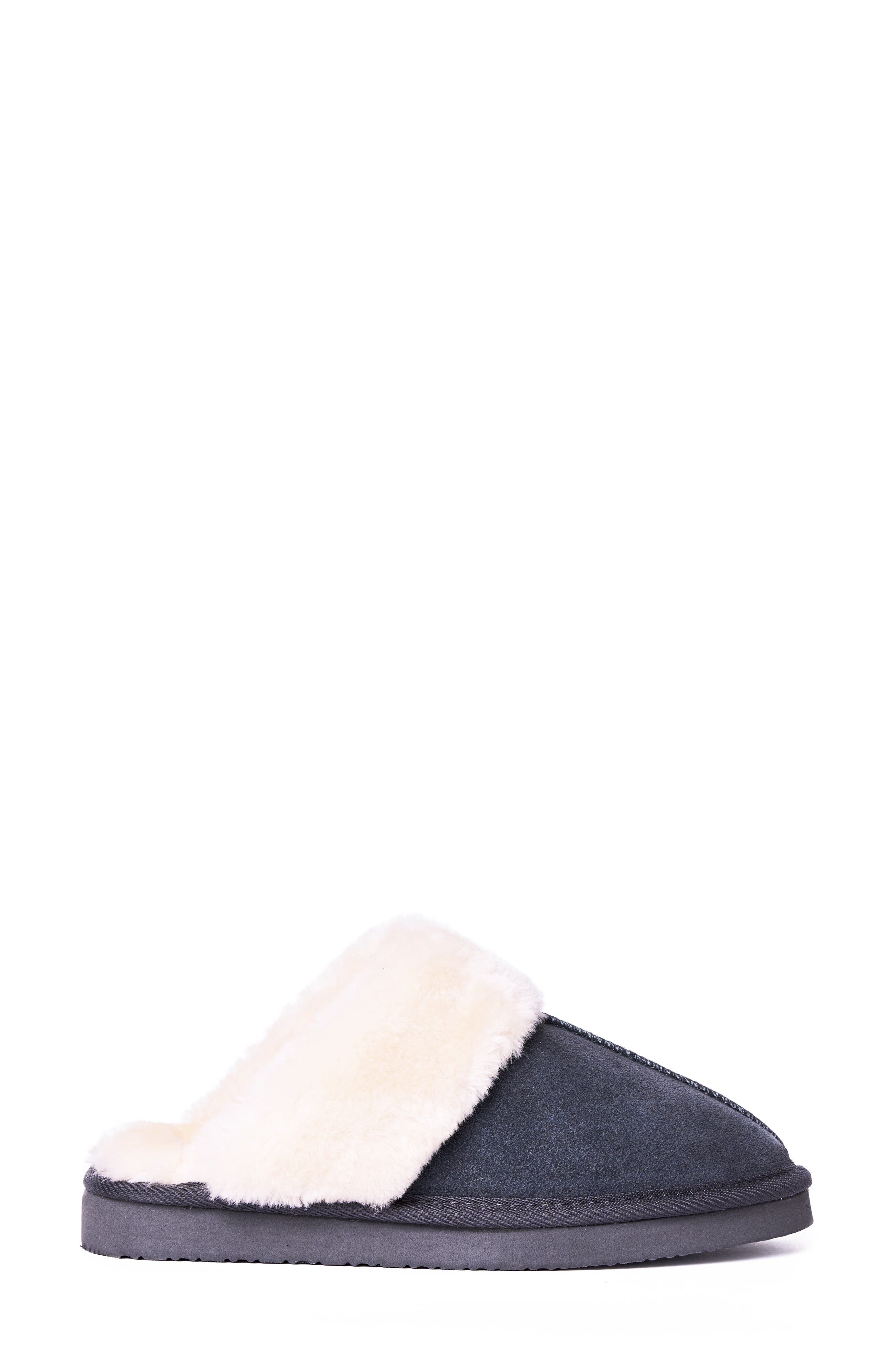 Chesney Mule Slipper, Alternate, color, CHARCOAL SUEDE