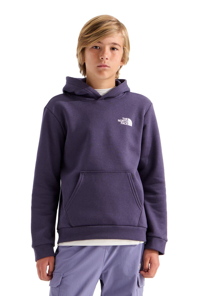 Kids' Evolution Print Box NSE Hoodie, Alternate, color, ENDLESS DUSK/ MOON FLORALS