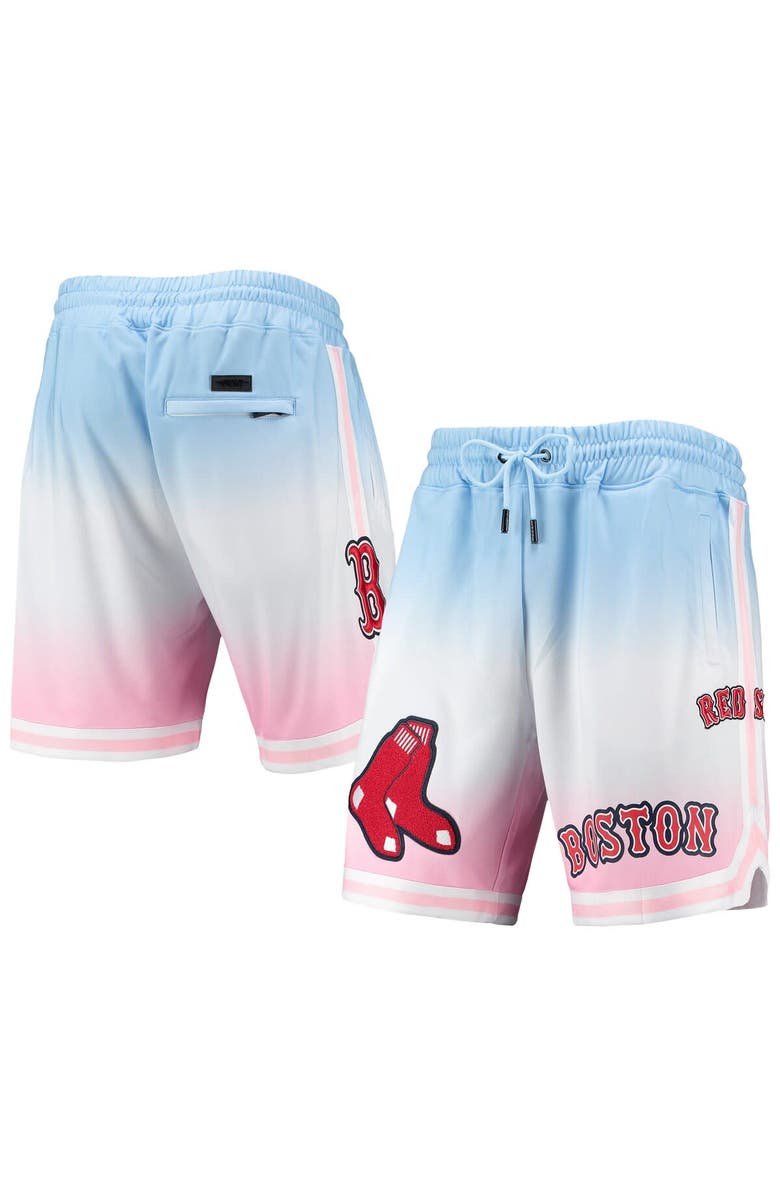 PRO STANDARD Men's Pro Standard Blue/Pink Boston Red Sox Team Logo Pro Ombre Shorts, Main, color, Blue