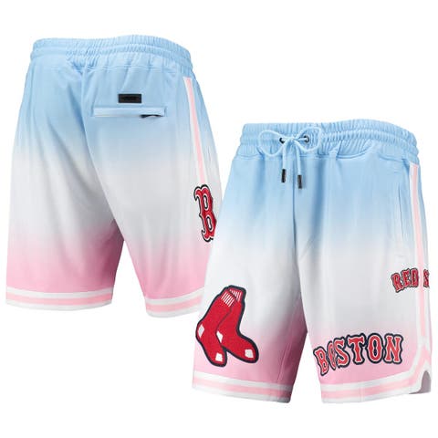 Men's Pro Standard Blue/Pink Boston Red Sox Team Logo Pro Ombre Shorts