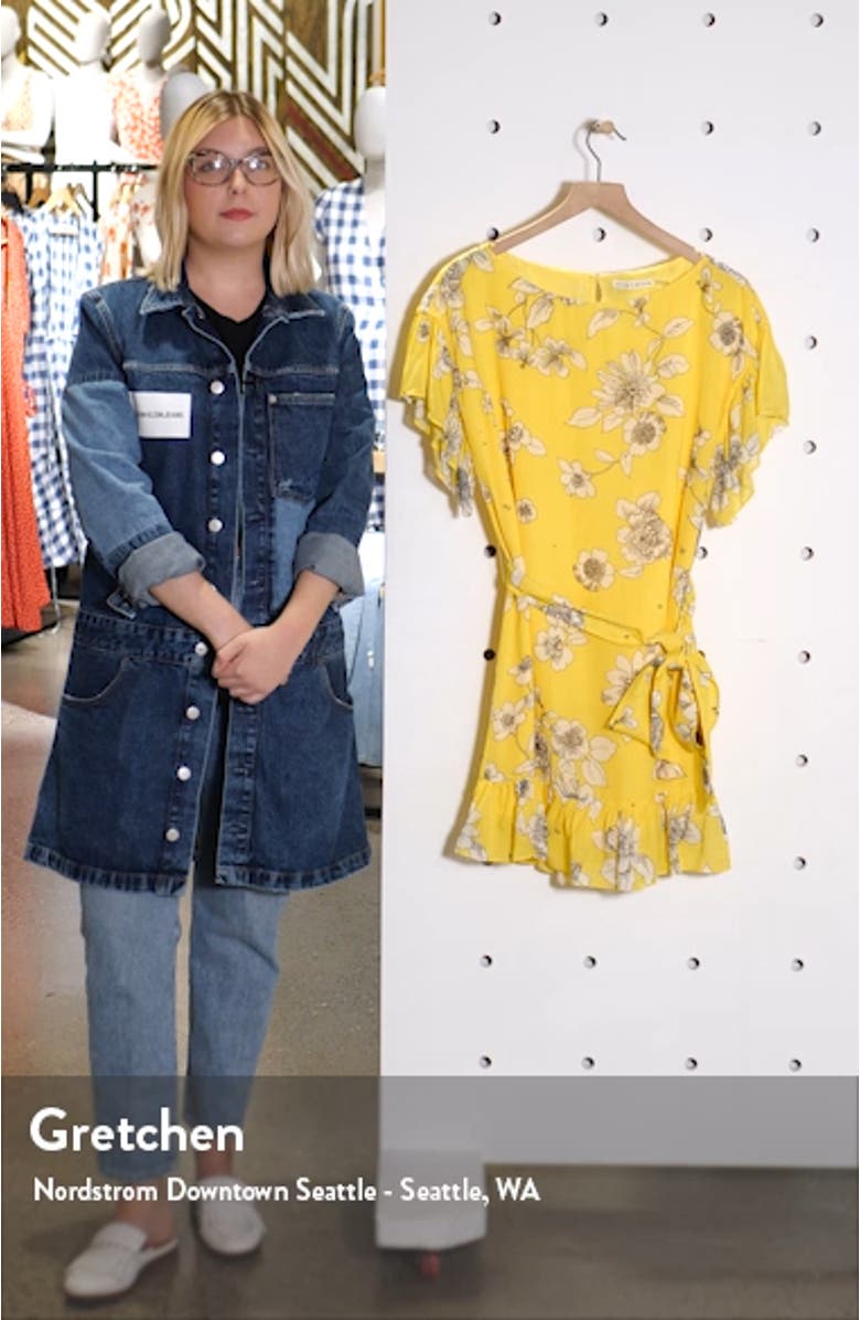 Ellamae Ruffle Sleeve Dress, sales video thumbnail