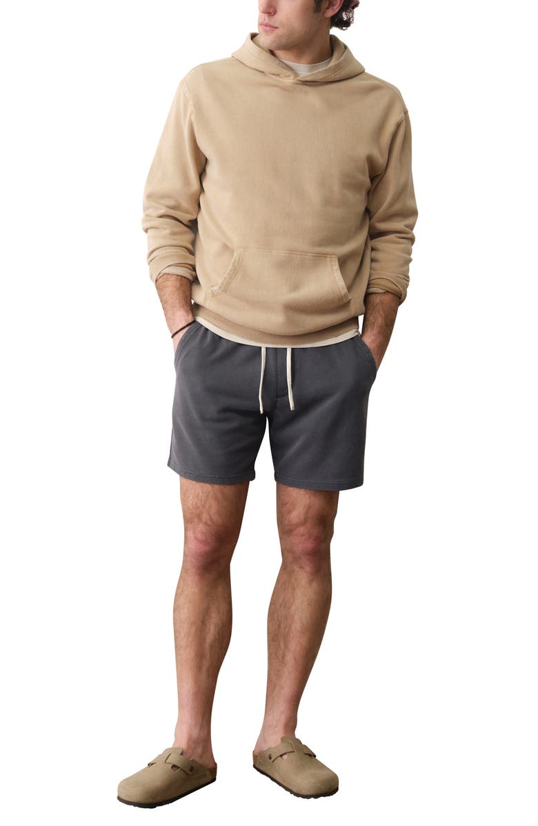 Marine Layer Cloud 9 Terry Shorts, Alternate, color, Asphalt