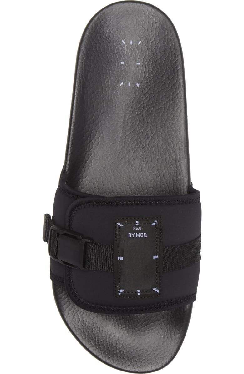 MCQ Logo Patch Slide Sandal, Alternate, color,