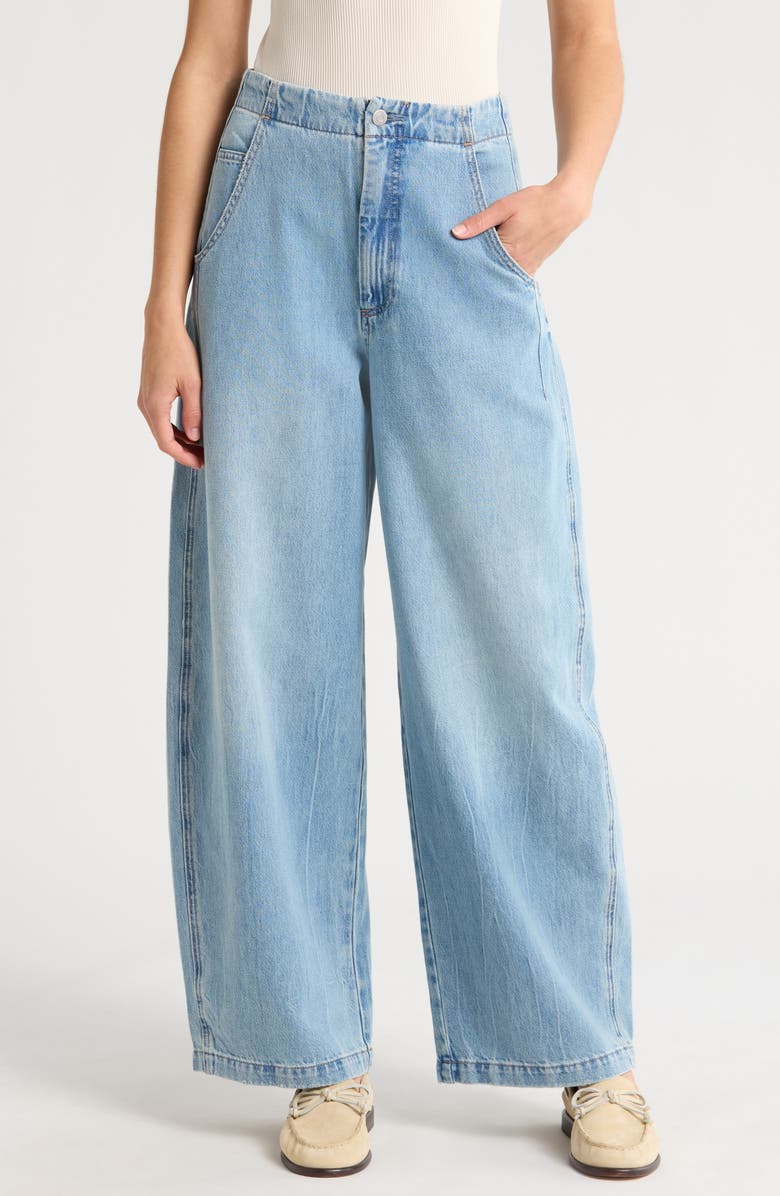 Pistola Lottie High Waist Wide Leg Jeans, Main, color, Qualifier