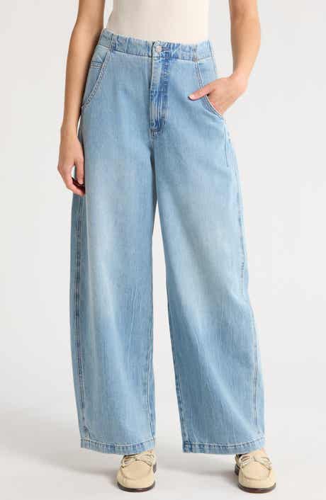 Pistola Lottie High Waist Wide Leg Jeans