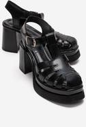 Prologue Shoes Rovena Platform Block Heel Sandal