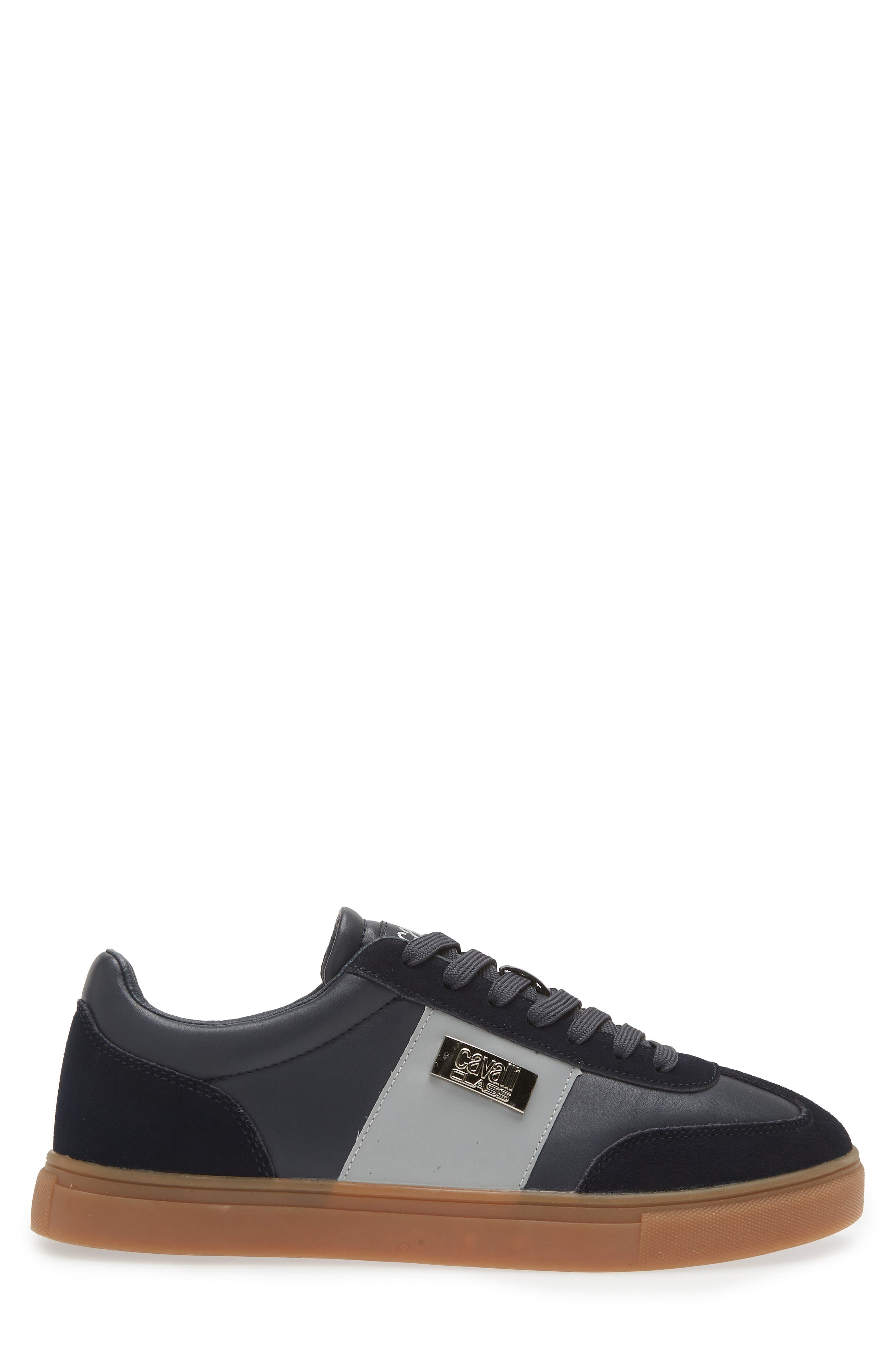 Cavalli Class Low Top Sneaker, Alternate, color, NAVY